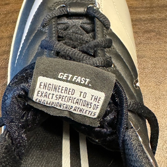 Nike Super Speed D Low Men's Size 12 Football Cleats Black/White Nike 396238-001 - Picture 9 of 13